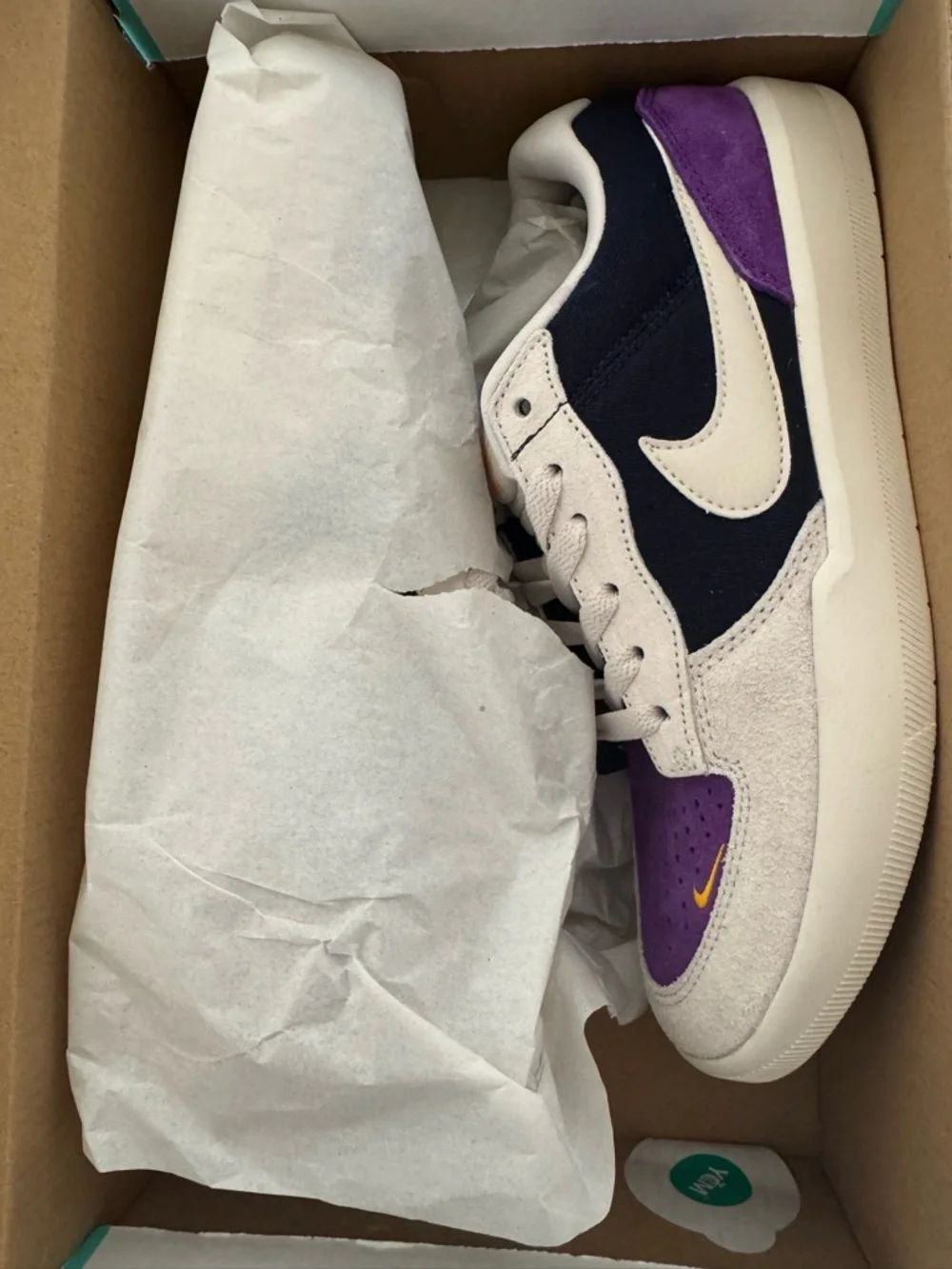 Nike SB Force 58 Obsidian/Wild Grape/Phantom/Light Orewood Brown, Brand NEW
